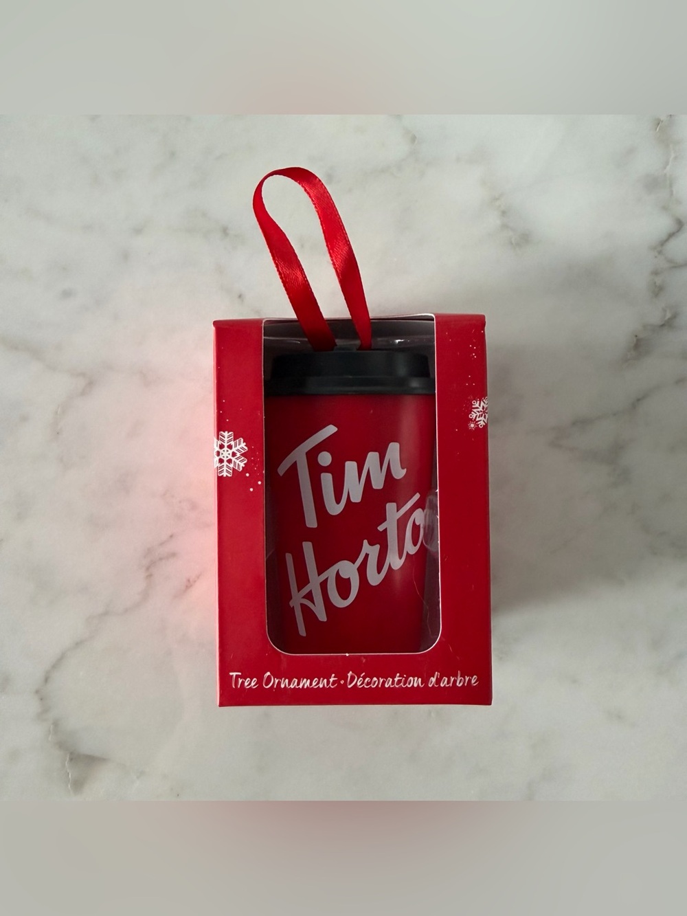 2019 Tim Horton’s Coffee Mug Holiday Christmas Tree Ornament